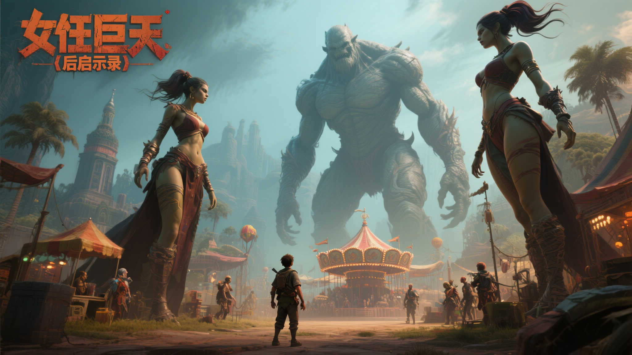 史诗级新作〈女巨人游乐场〉来袭，再度感受玉足魅力！